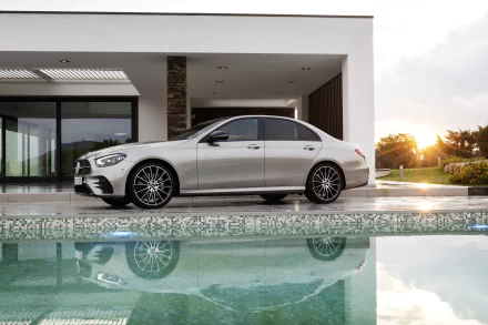  Silver Mercedes-Benz E 450 4MATIC AMG Line (W213)