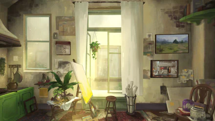 video game Behind The Frame HD Desktop Wallpaper | Background Image