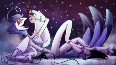 Stolas (Helluva Boss) TV Show helluva boss HD Desktop Wallpaper | Background Image