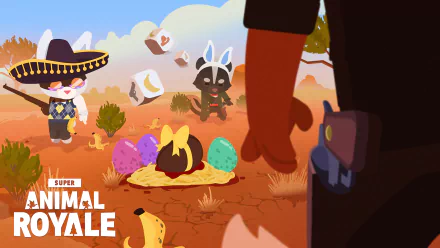 video game Super Animal Royale HD Desktop Wallpaper | Background Image