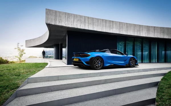 supercar McLaren 765LT vehicle McLaren 765LT Spider HD Desktop Wallpaper | Background Image