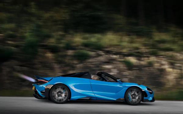 supercar McLaren 765LT vehicle McLaren 765LT Spider HD Desktop Wallpaper | Background Image