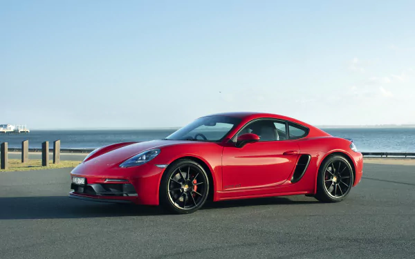  Red Porsche 718 Cayman GTS 4.0 MT (982C)
