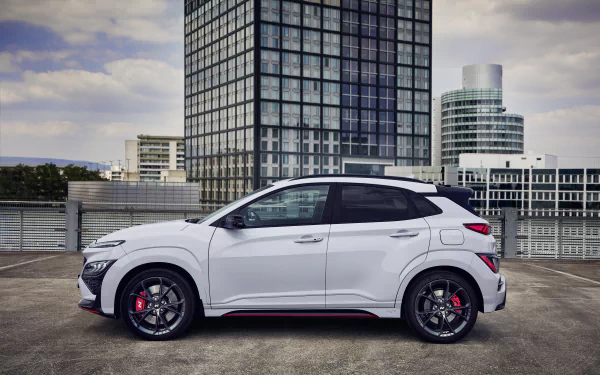  White Hyundai Kona N (OS)