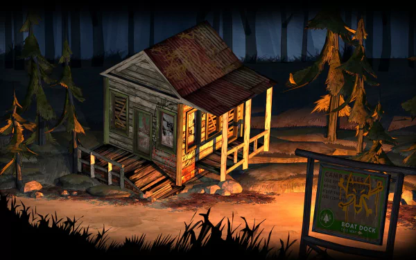  The Flame In The Flood / Camp Pinewood [Steam Point Shop Rare Item]