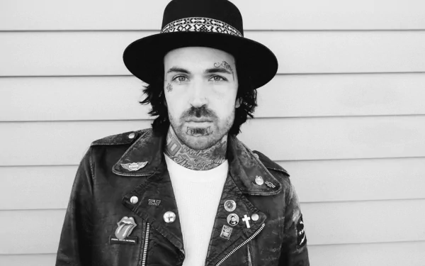Black & White rapper American Michael Wayne Atha music Yelawolf HD Desktop Wallpaper | Background Image
