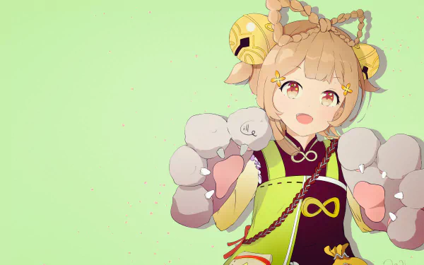 Yaoyao (Genshin Impact) video game Genshin Impact HD Desktop Wallpaper | Background Image