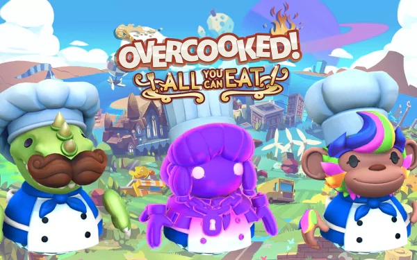 video game Overcooked! All You Can Eat HD Desktop Wallpaper | Background Image