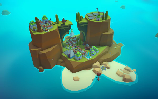 video game ISLANDERS HD Desktop Wallpaper | Background Image