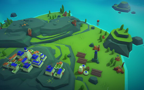 video game ISLANDERS HD Desktop Wallpaper | Background Image