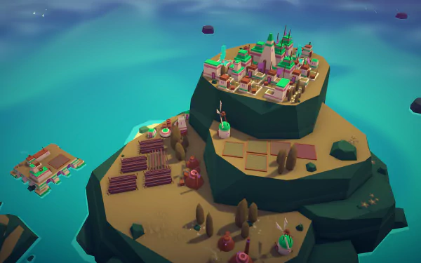 video game ISLANDERS HD Desktop Wallpaper | Background Image