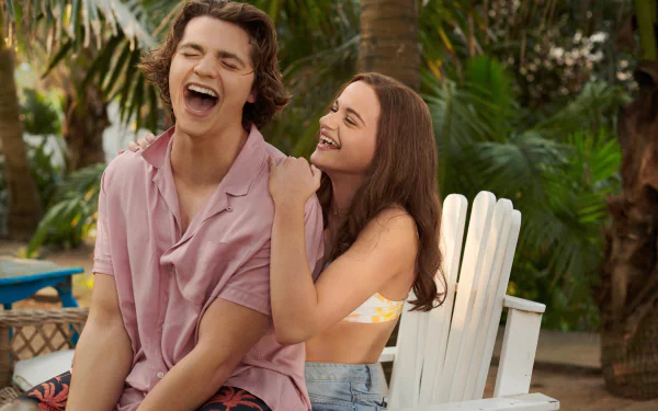 Joel Courtney Joey King movie The Kissing Booth 3 HD Desktop Wallpaper | Background Image