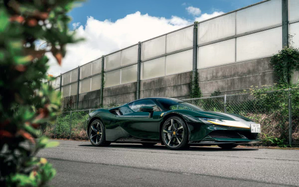  Green Ferrari SF90 Stradale Assetto Fiorano (F173)