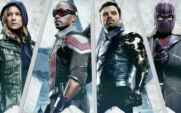 Falcon (Marvel Comics) Winter Soldier TV Show The Falcon and the Winter Soldier HD Desktop Wallpaper | Background Image