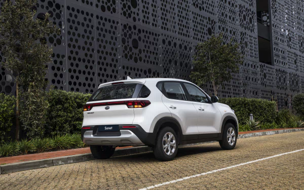 SUV vehicle Kia Sonet LX HD Desktop Wallpaper | Background Image