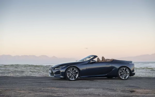 cabriolet vehicle Lexus LC 500 HD Desktop Wallpaper | Background Image