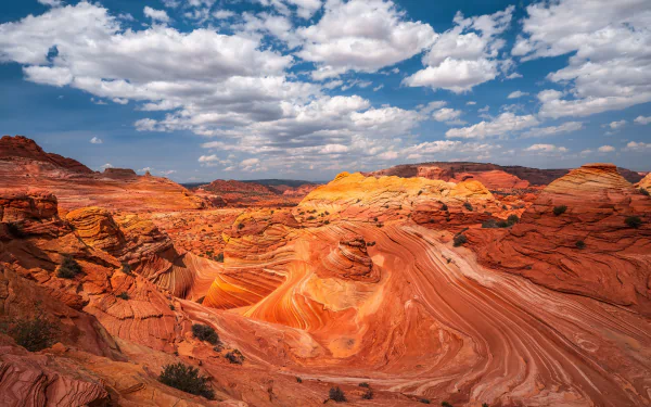 desert nature canyon Coyote Buttes HD Desktop Wallpaper | Background Image