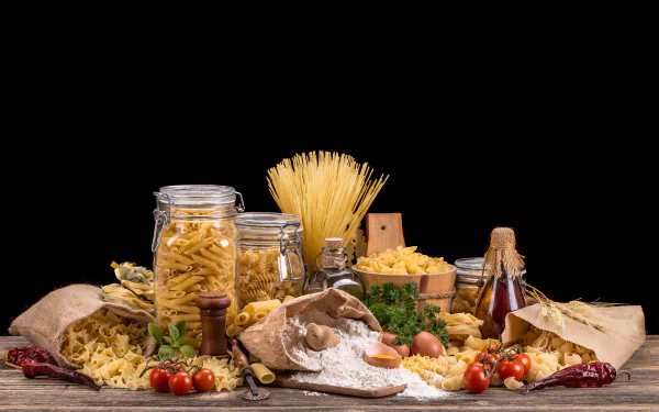 still life flour food pasta HD Desktop Wallpaper | Background Image