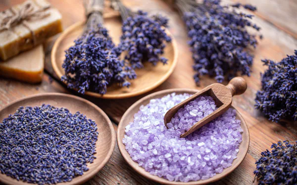 bath salt lavender man made spa HD Desktop Wallpaper | Background Image