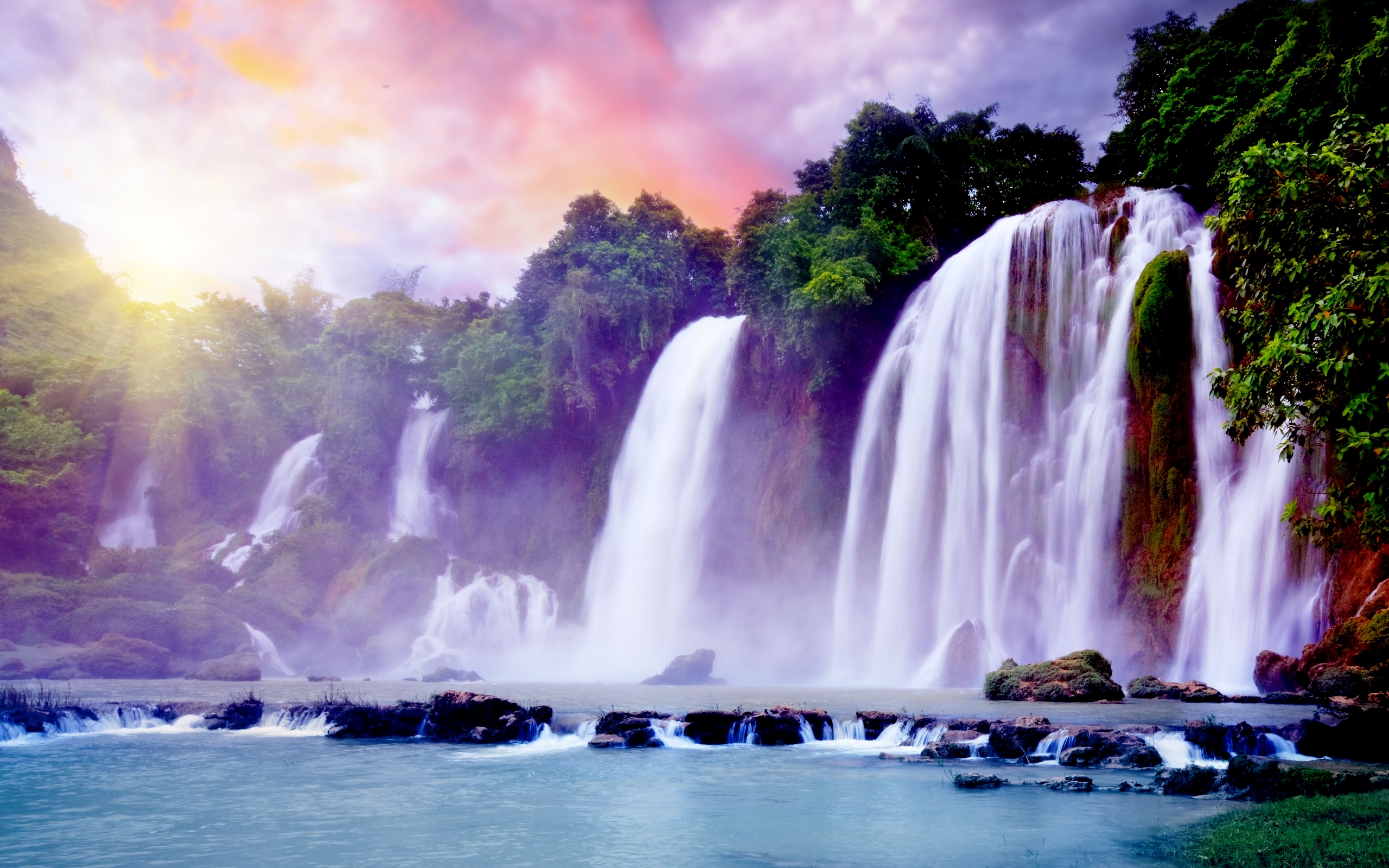 Wasserfall Full HD Wallpaper and Hintergrund | 2560x1600 | ID:117309