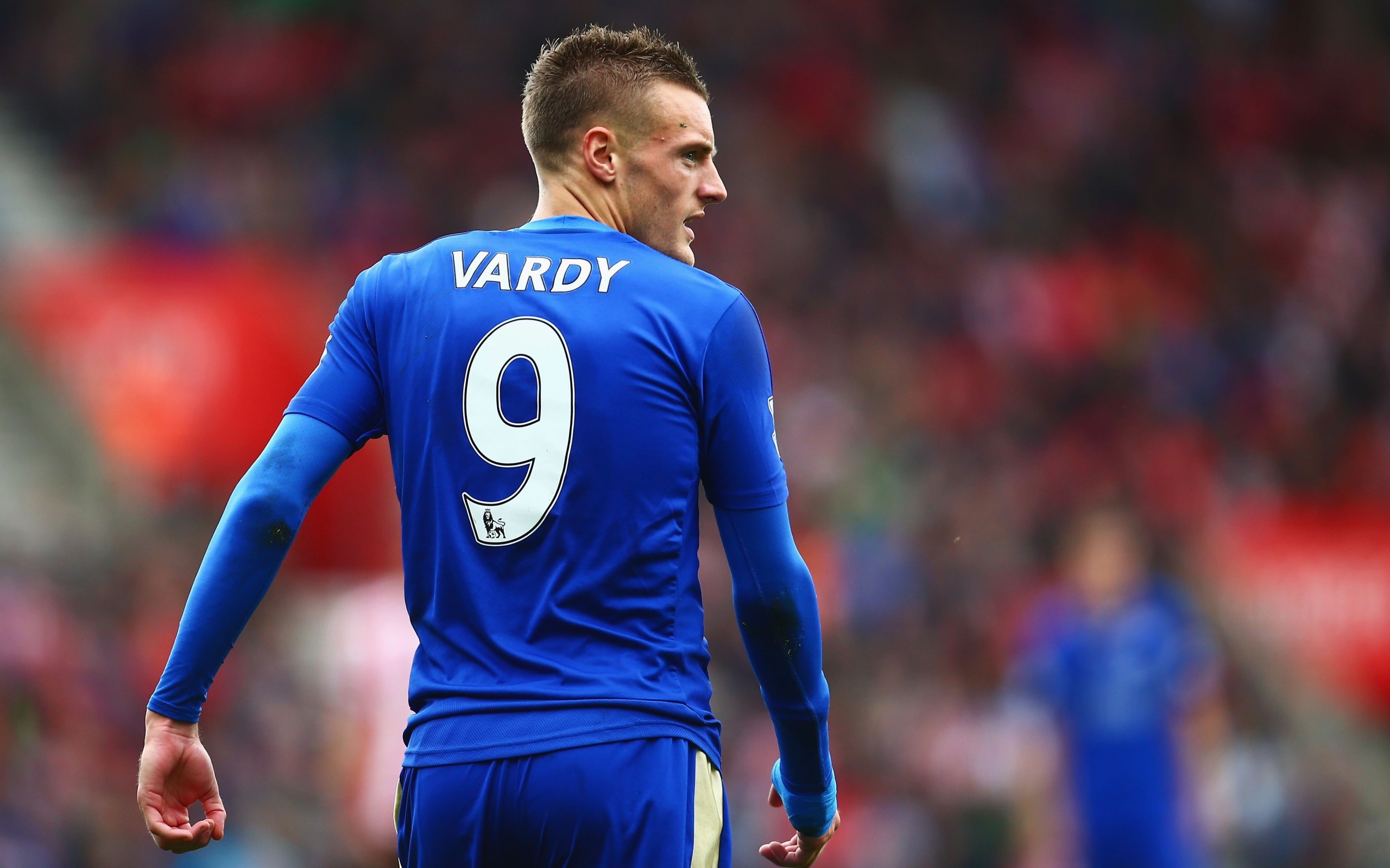 Download Leicester City F.C. Jamie Vardy Sports HD Wallpaper