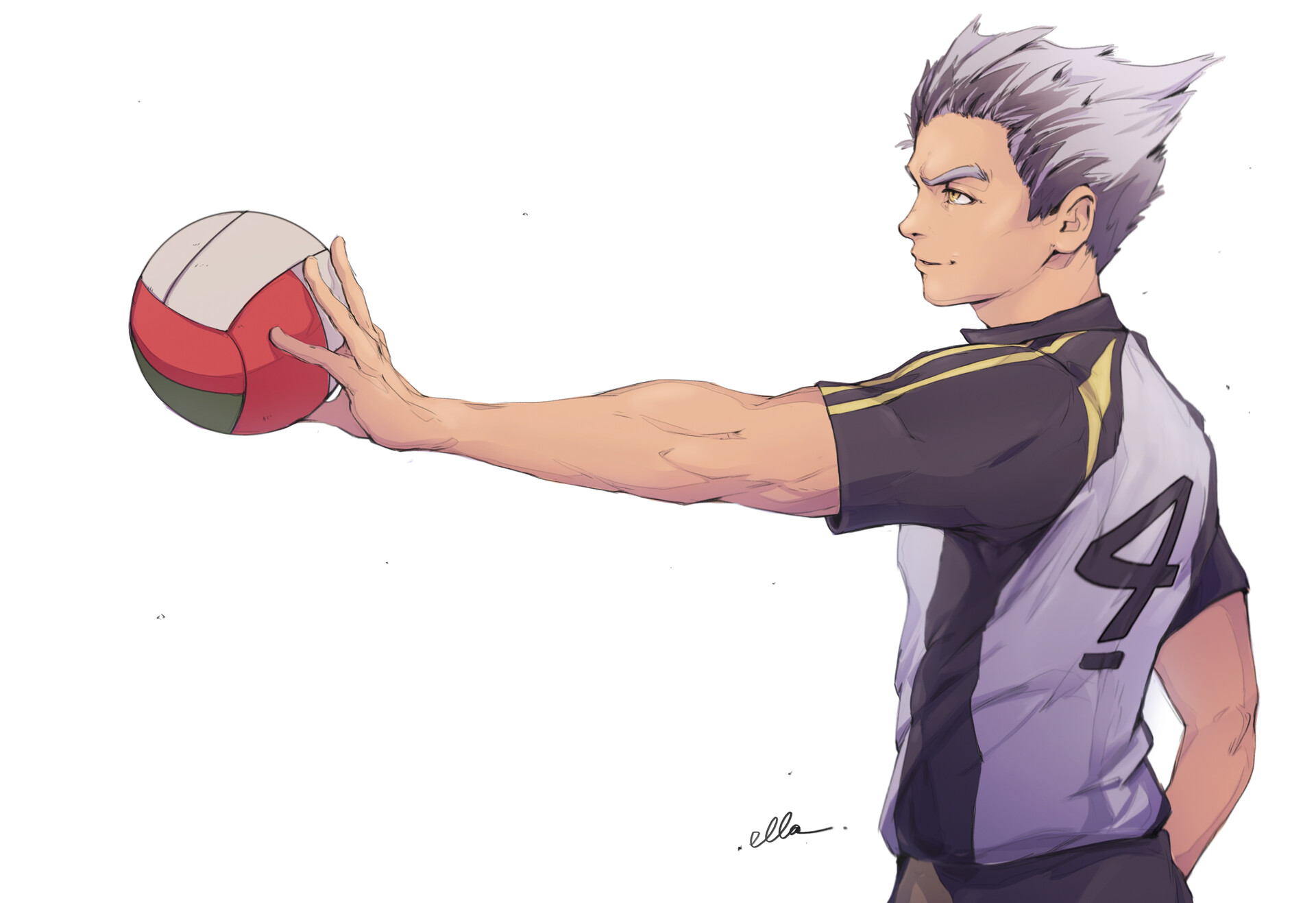 Kōtarō Bokuto. Wiki Haikyuu!! HD wallpaper