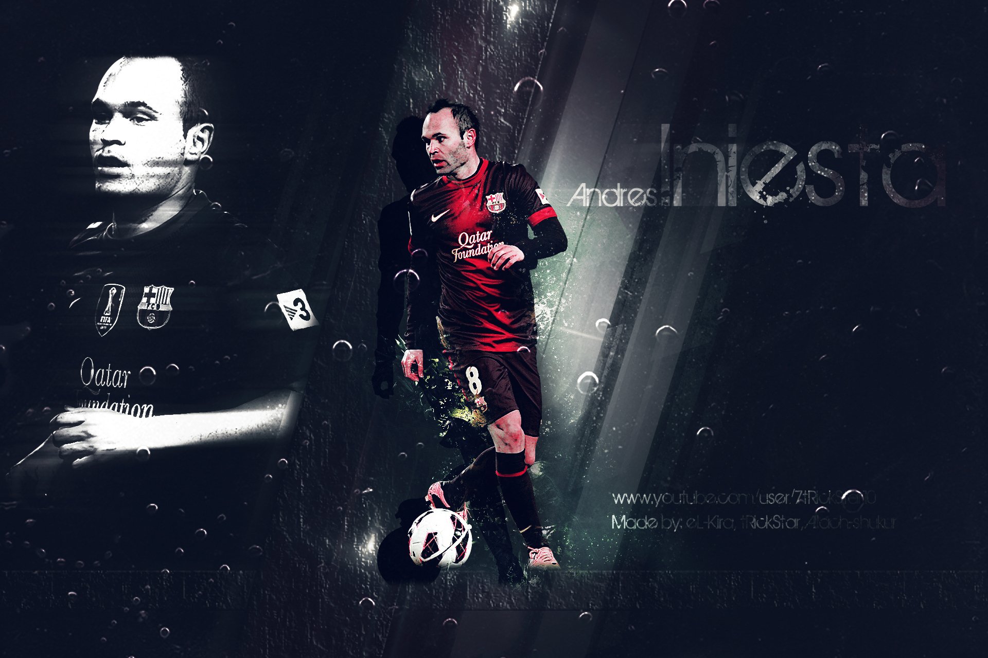 Andres Iniesta Tapeta Hd Tlo 1920x1280