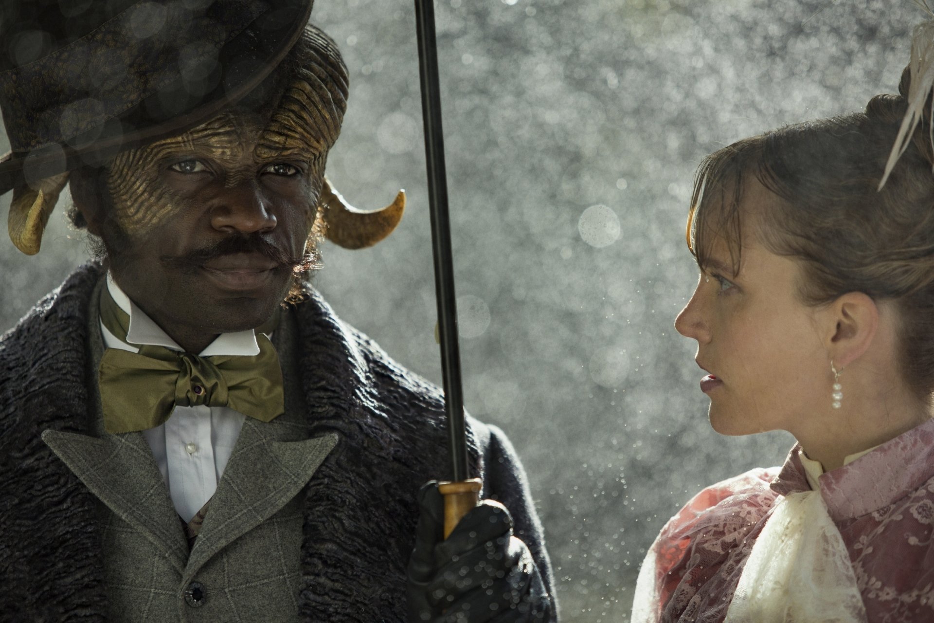 Download Agreus Astrayon Imogen Spurnrose David Gyasi Tamzin Merchant TV Show Carnival Row HD Wallpaper