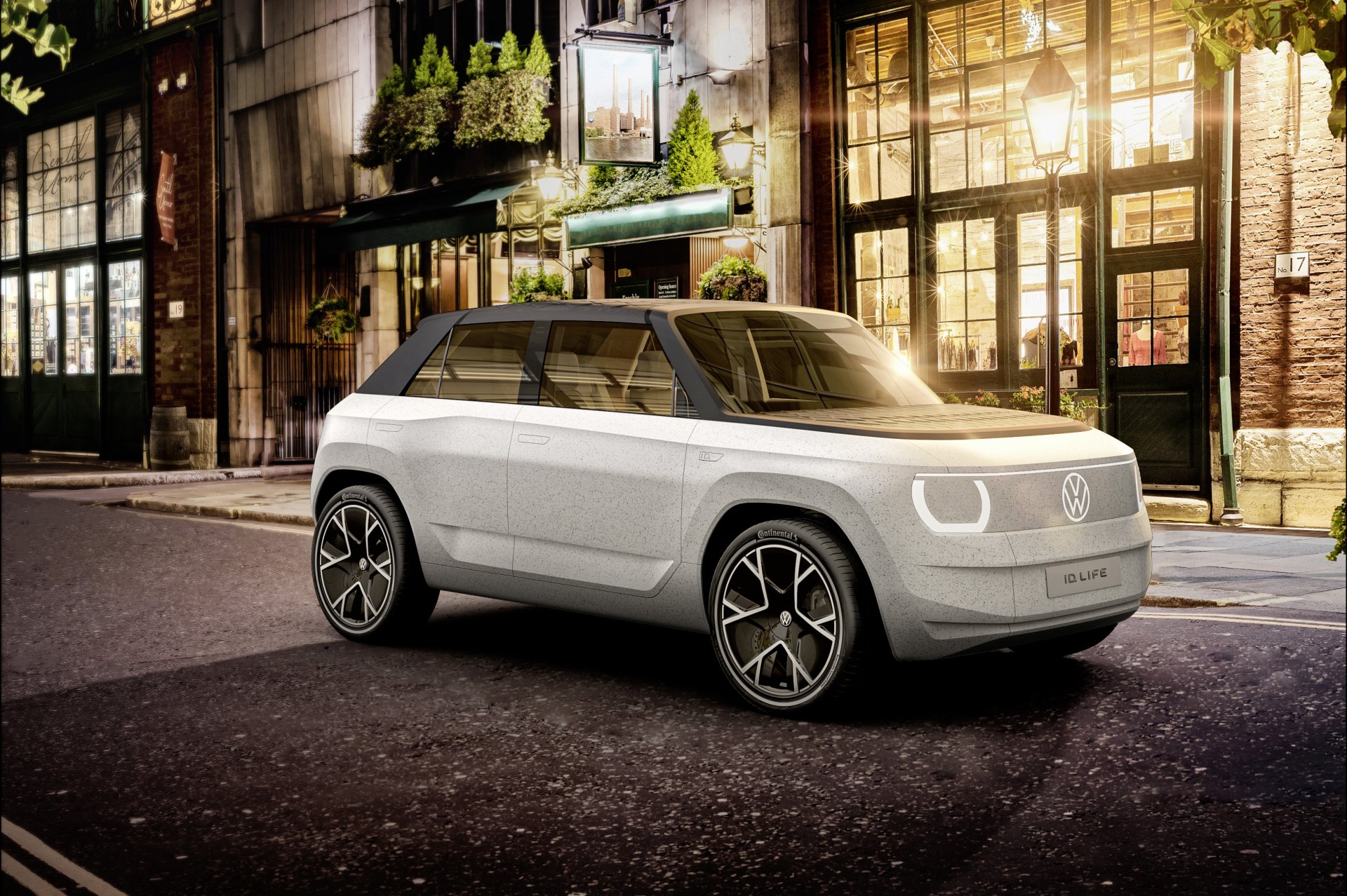 Download Concept Car Electric Car Vehicle Volkswagen I.D. LIFE HD Wallpaper