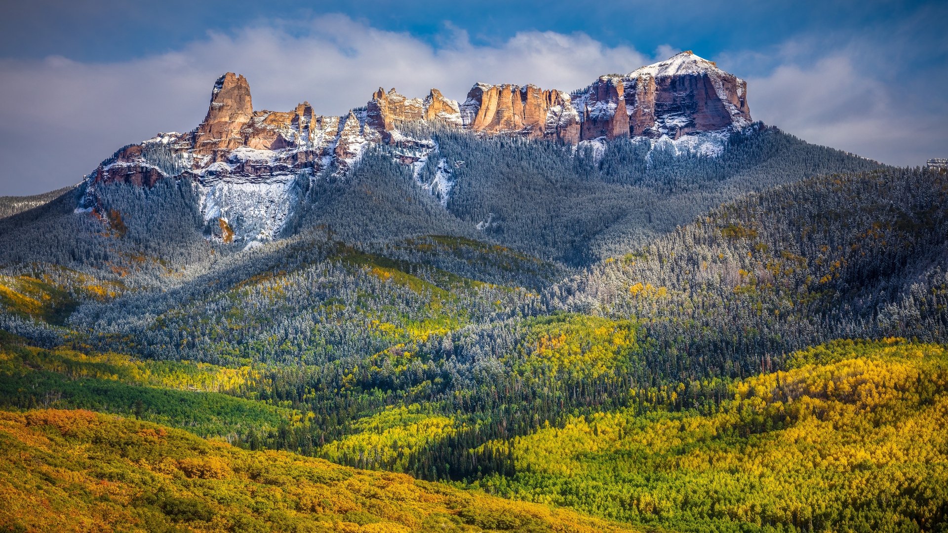 Download Nature Courthouse Mountain 4k Ultra HD Wallpaper