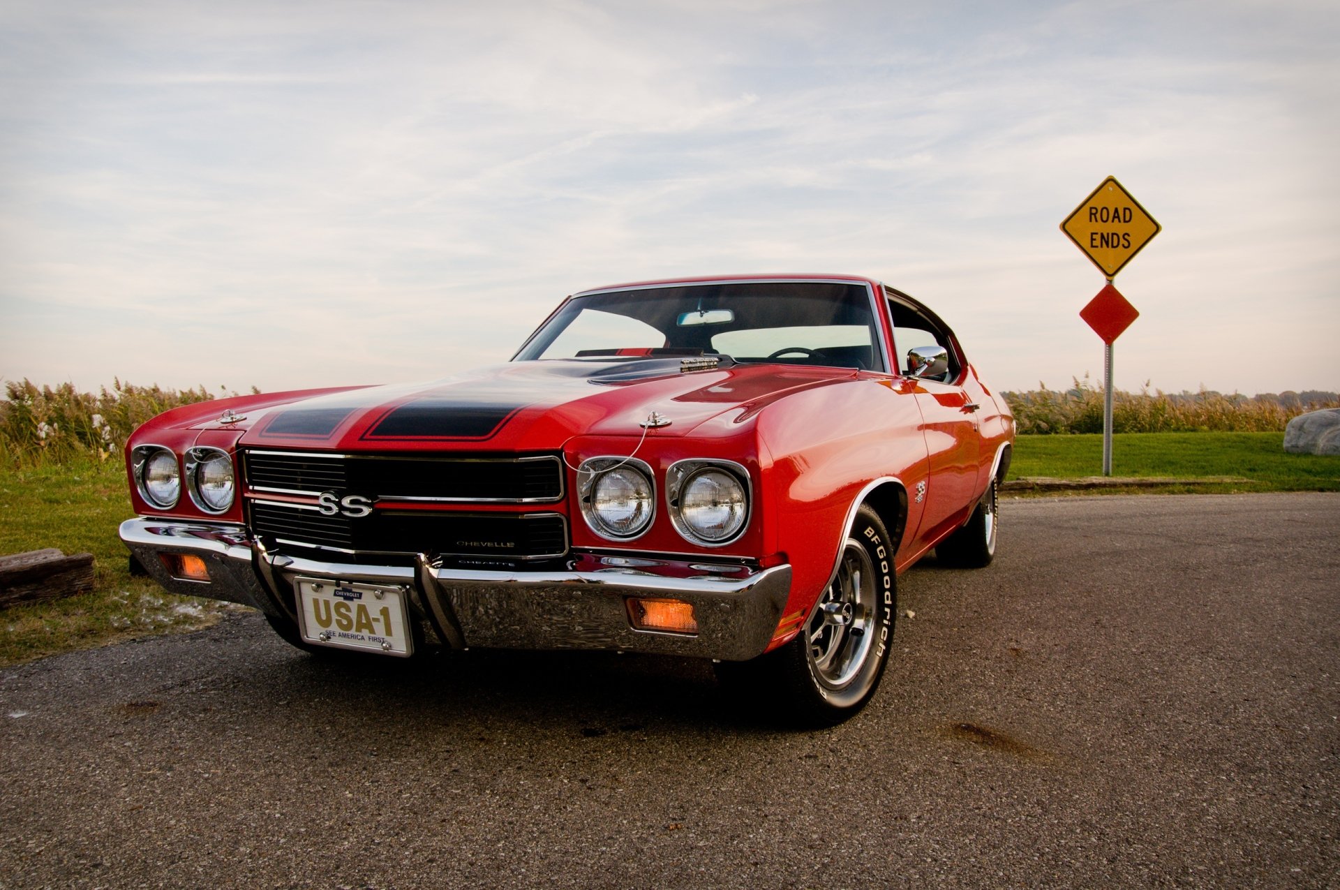 Download Muscle Car Vehicle Chevrolet Chevelle SS HD Wallpaper