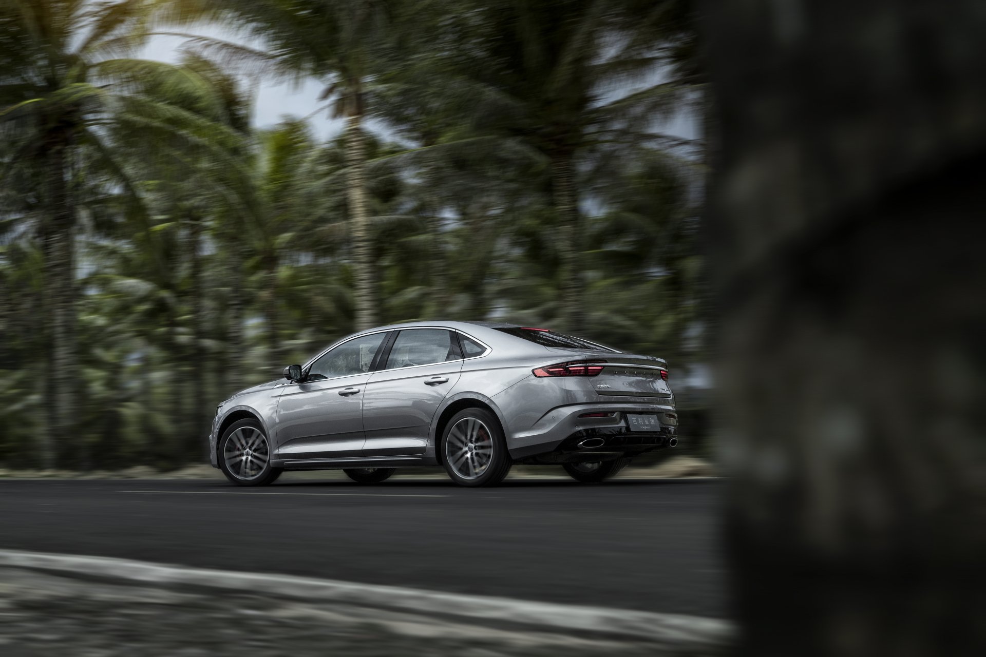 Download Silver Car Sedan Vehicle Geely Preface 4k Ultra HD Wallpaper