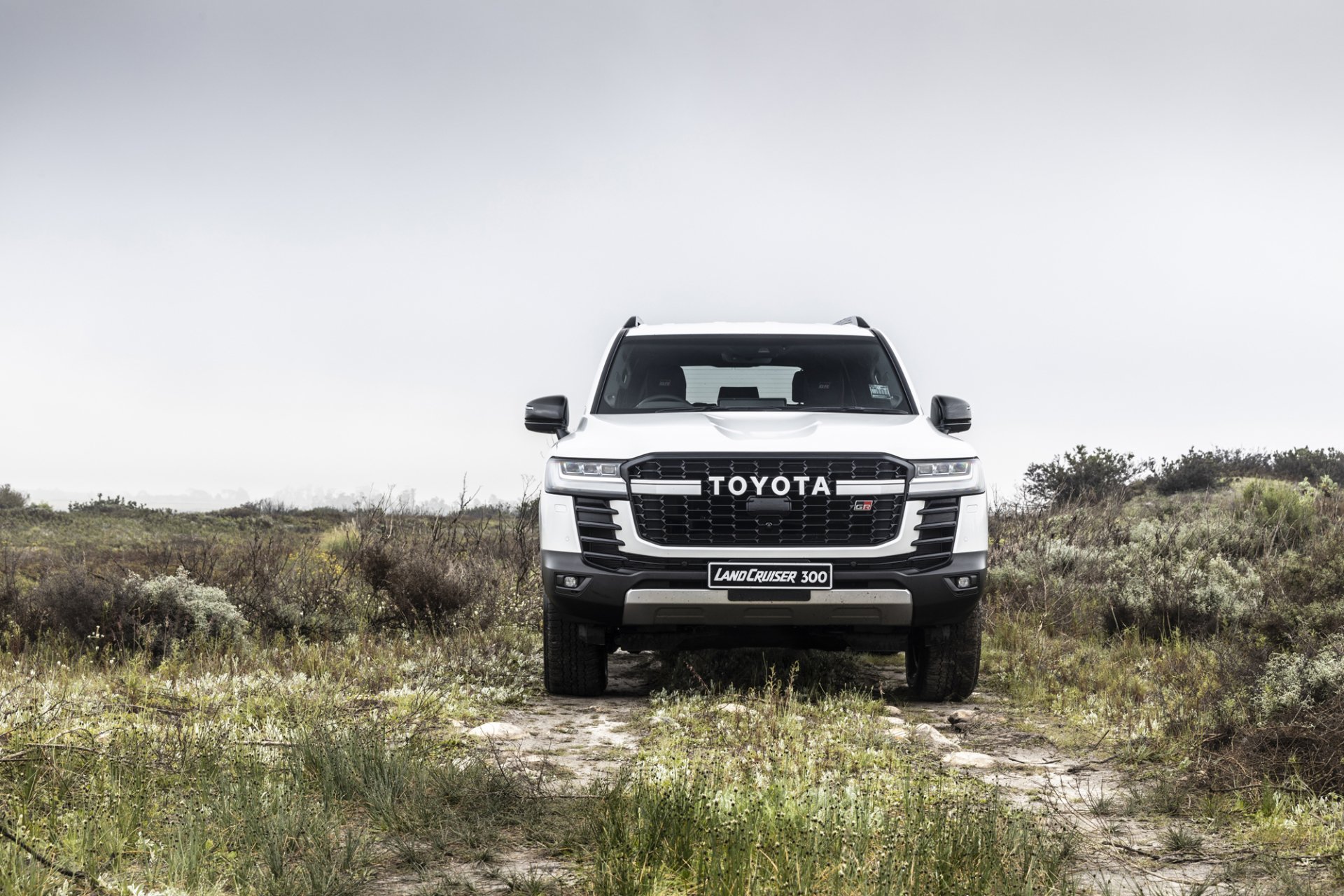 Download White Car SUV Vehicle Toyota Land Cruiser GR-S HD Wallpaper