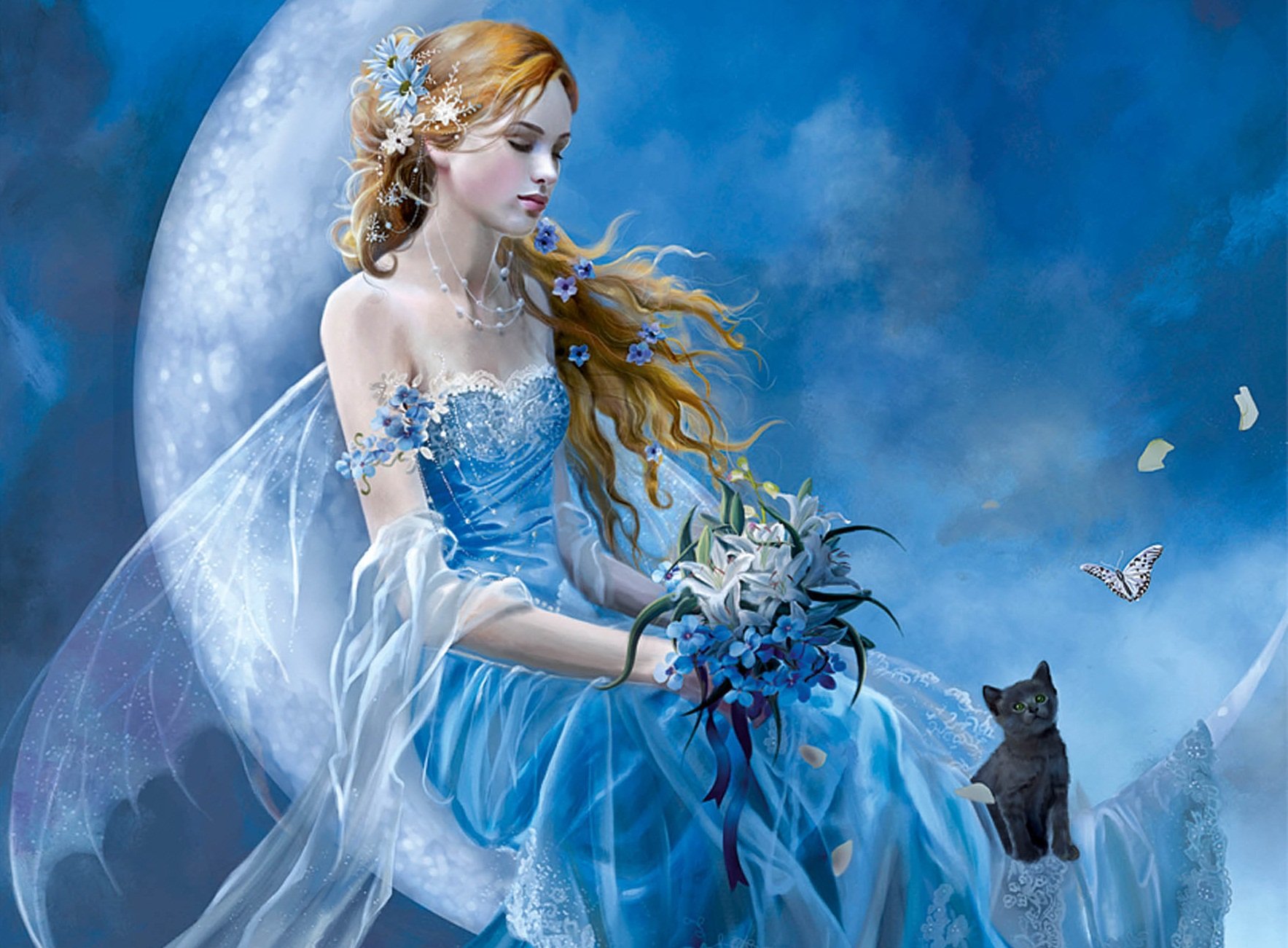 Download Fantasy Woman  Wallpaper by Nene Thomas