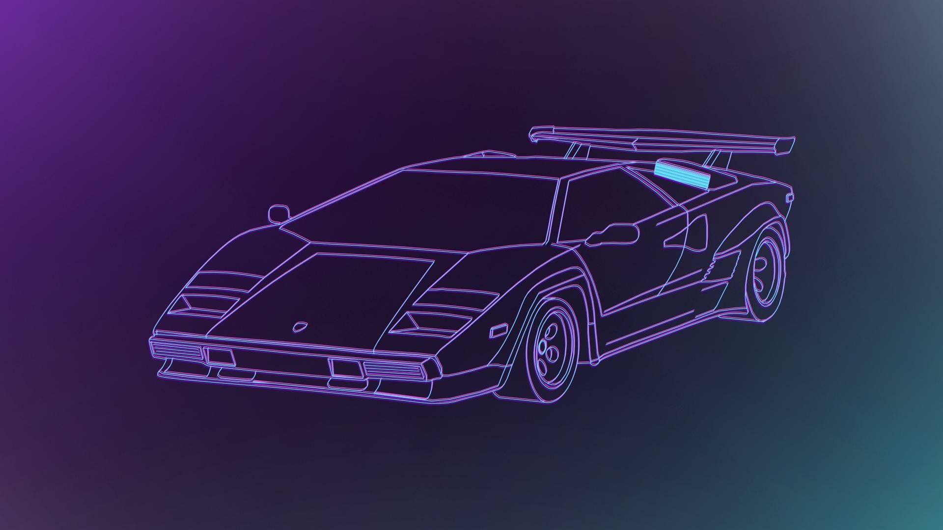 Download Vehicle Lamborghini Countach HD Wallpaper