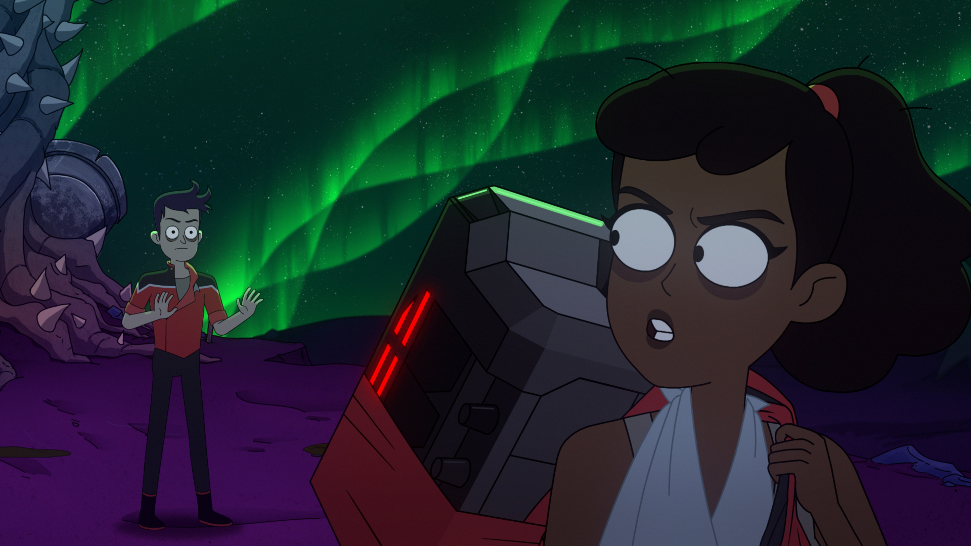 Download Beckett Mariner Brad Boimler TV Show Star Trek: Lower Decks HD Wallpaper