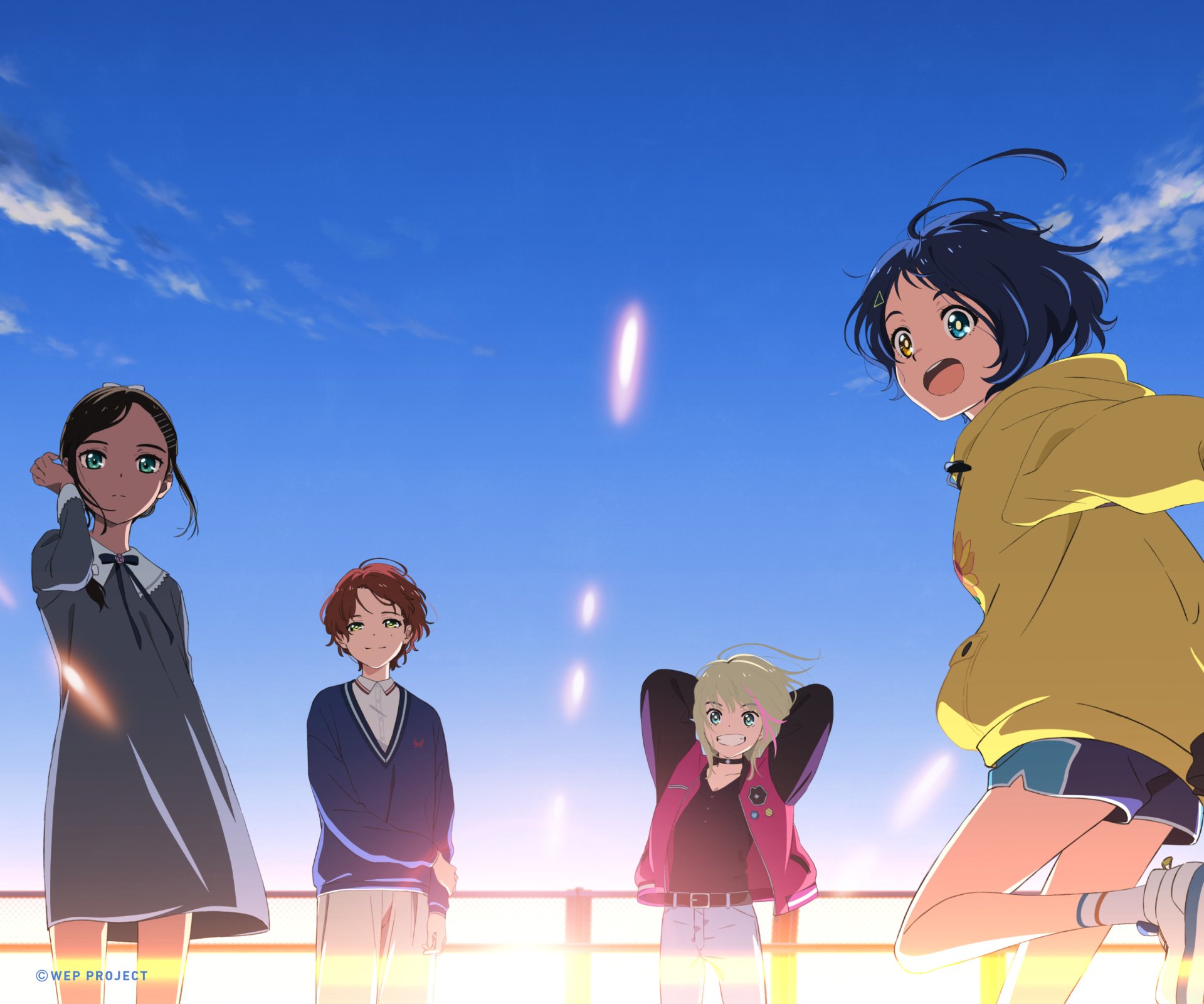 Download Momoe Sawaki Ai Ohto Rika Kawai Neiru Aonuma Anime Wonder Egg Priority HD Wallpaper