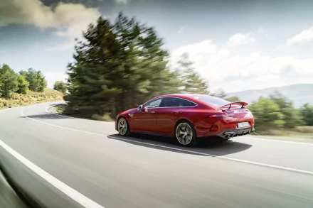  Red Mercedes-AMG GT 63 S E Performance 4-Door Coupé (X290)