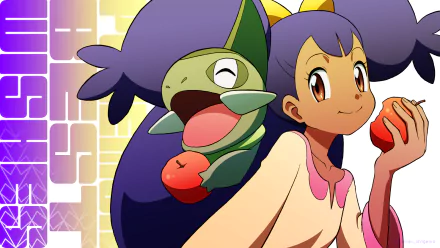 Axew (Pokémon) Iris (Pokémon) Anime Pokemon HD Desktop Wallpaper | Background Image