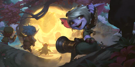 Tristana (League Of Legends) video game Legends of Runeterra HD Desktop Wallpaper | Background Image