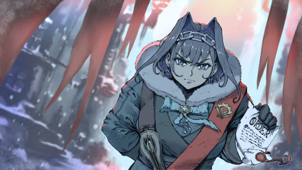 Frostpunk hololive Ouro Kronii Anime Virtual Youtuber HD Desktop Wallpaper | Background Image