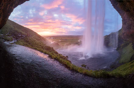 waterfall nature Seljalandsfoss HD Desktop Wallpaper | Background Image