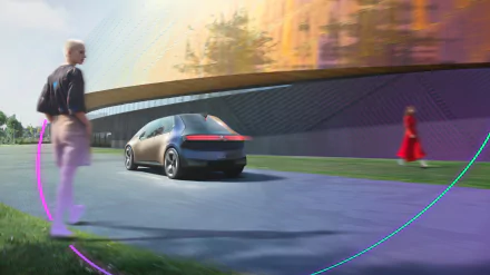 concept car electric car vehicle BMW i Vision Circular HD Desktop Wallpaper | Background Image