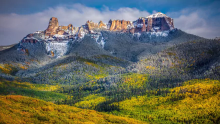 nature Courthouse Mountain HD Desktop Wallpaper | Background Image
