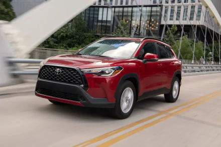 SUV Toyota Corolla Cross LE AWD vehicle Toyota Corolla Cross HD Desktop Wallpaper | Background Image