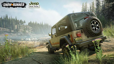 video game SnowRunner HD Desktop Wallpaper | Background Image