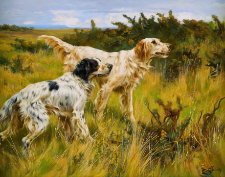 dog artistic painting HD Desktop Wallpaper | Background Image