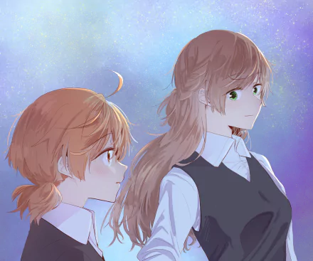 Sayaka Saeki Yuu Koito Anime Bloom into You HD Desktop Wallpaper | Background Image