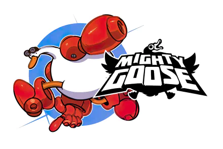 HD desktop wallpaper of Mighty Goose game character for background.