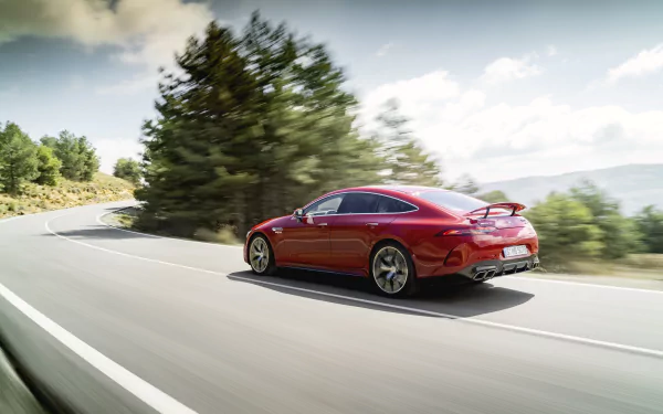  Red Mercedes-AMG GT 63 S E Performance 4-Door Coupé (X290)